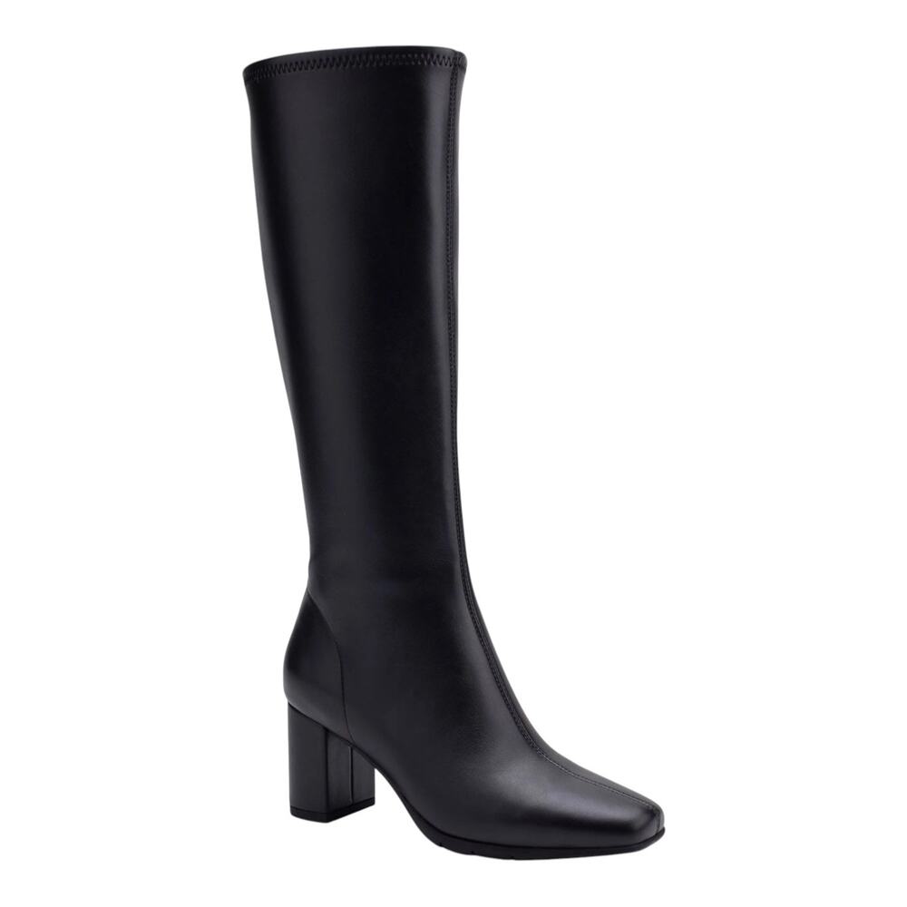 Aerosoles Women's Micah Knee High Block Heel Boots Black Size 8 1/2